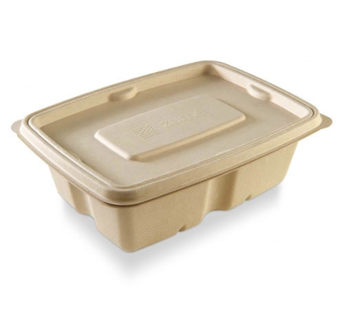 750 ml Rectangular Anti Leak Bagasse Container