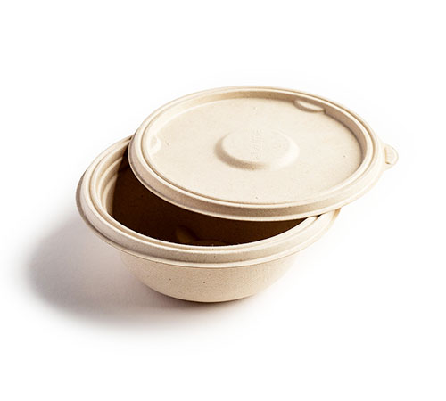 750 ml Round Bagasse Anti Leak Bowl