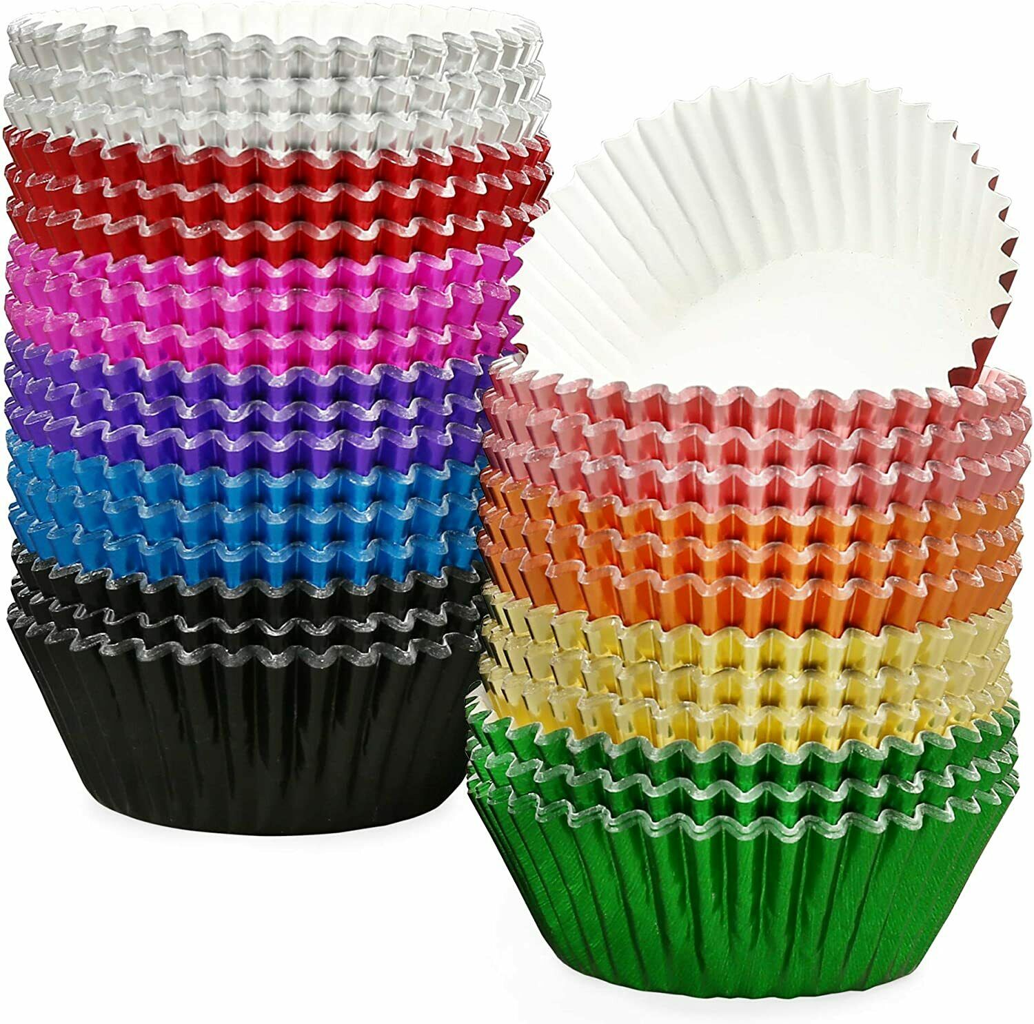 50x30 MM Disposable Paper Baking Cup - Oven Safe Silicone Coated Muffin Liner