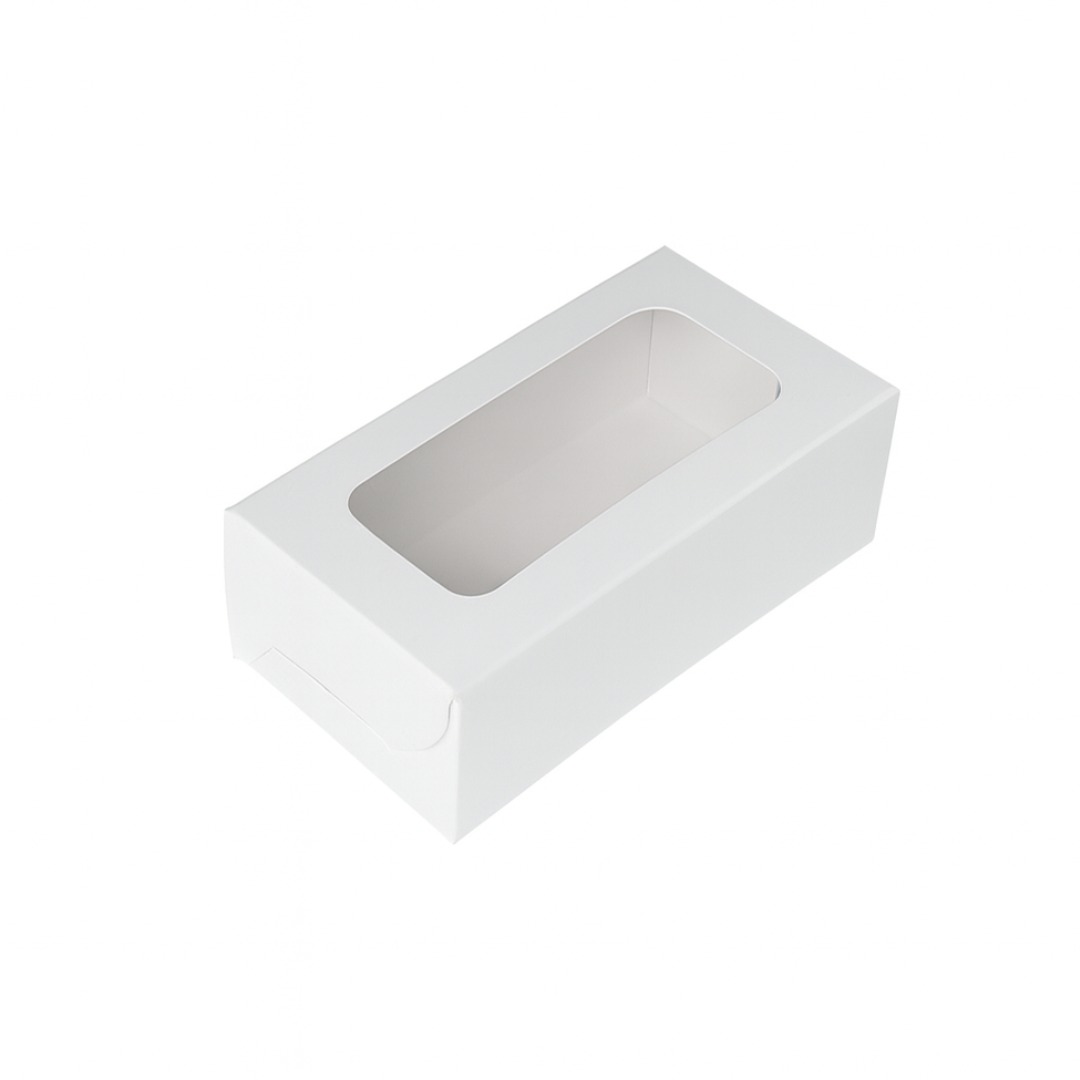 2-Pack Brownie Carrier box - 6x3x2 Inches (Quick-Fold Design)