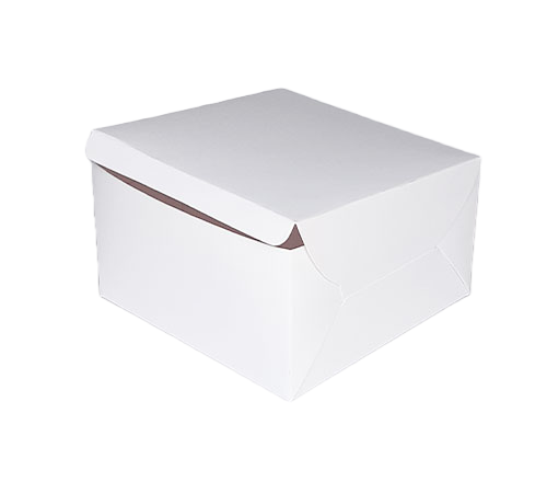 White 6x6x3.5 inch Bakery Box