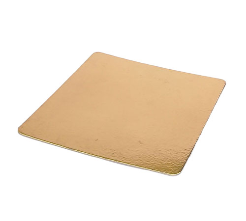 12 Inch Square Golden Cake Base