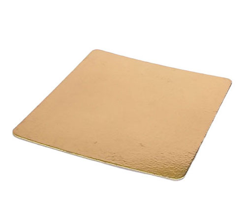 14 Inch Square Golden Cake Base